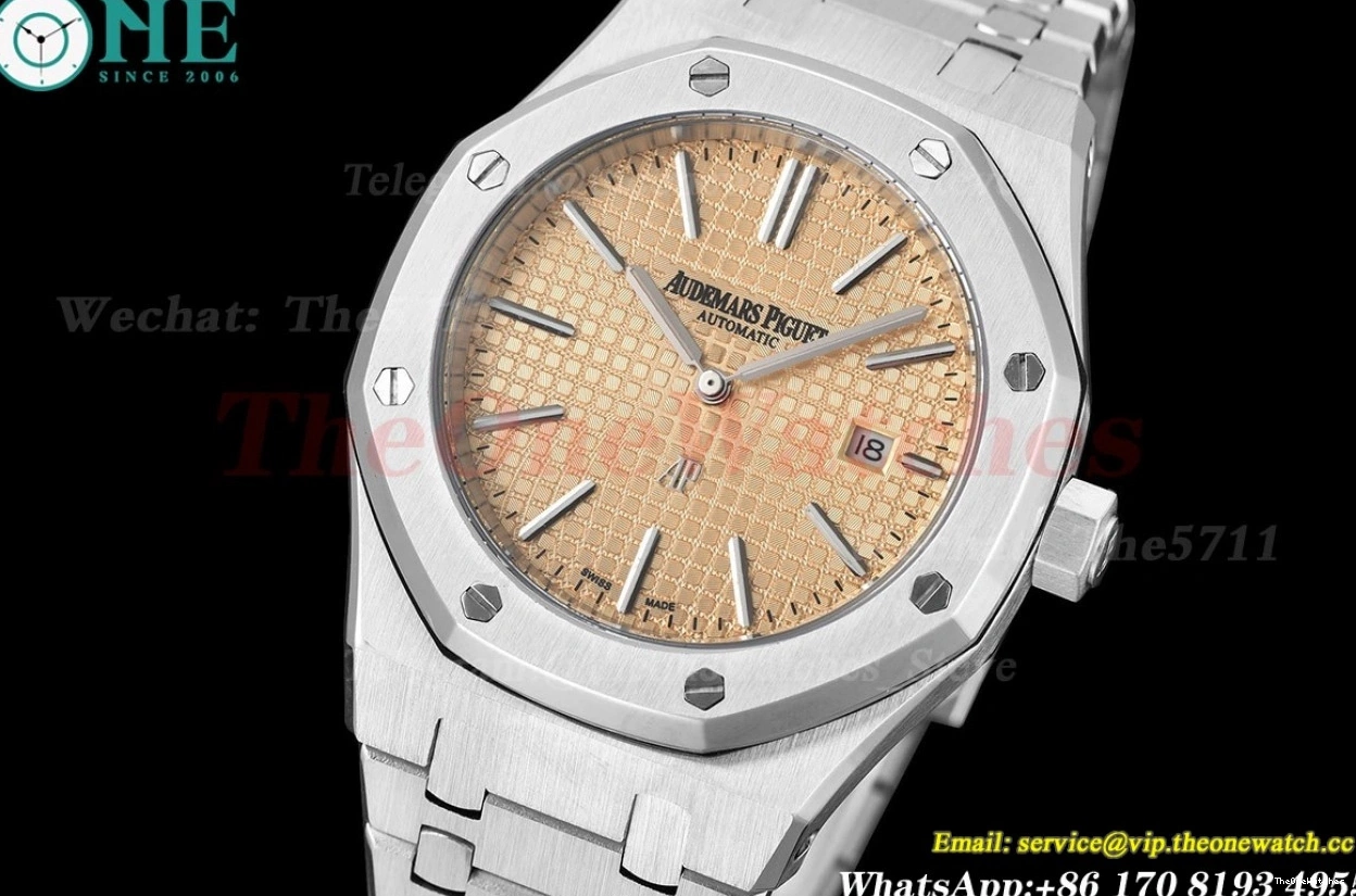 Dial Yellow GDF Oak SS 41mm MY8215 15202 SS Royal 1226